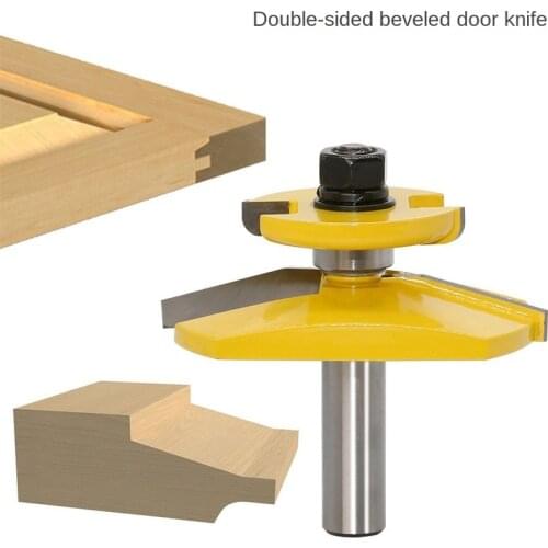 1PC 12mm Shank Raised Panel Router Bit - Ogee Door -3" Diameter door knife Woodworking cutter Tenon Cutter for Woodworking Tools