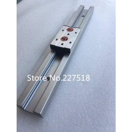 1pcs Double axis roller linear guide SGR15 L350mm +1pcs SGB15UU block multi axis core linear Motion slide rail auminum guide
