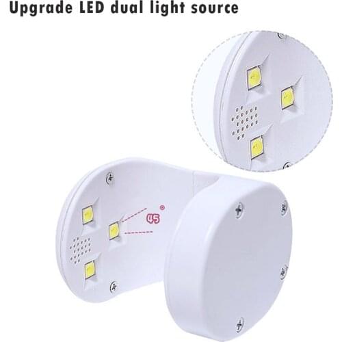 16W Mini Dryer UV Led Lamp Nail Gel Manicure Machine Single Finger USB Connector Art Tool Polish Fashion