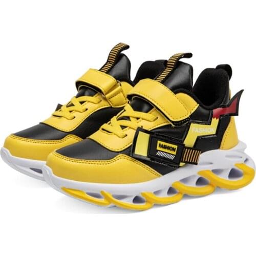 Fall Kids Shoes Cartoons Sneakers For Boys Fashion Sports Shoes Lightweight Children Leather Waterproof Casual Walking Shoes