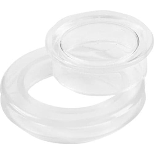 Patio Table Umbrella Hole Ring and Cap Set Plastic Suitable for Garden Beach Restaurant Table Umbrella within 42mm Diameter Pole