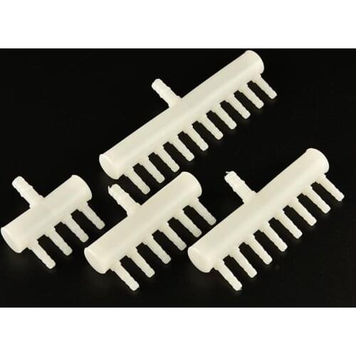 4/6/8/10 Way Plastic Aquarium Splitter Lever Valve Fish Tank Air Flow Divider Aquarium Air Pump Accessories Connector Outlet 4mm