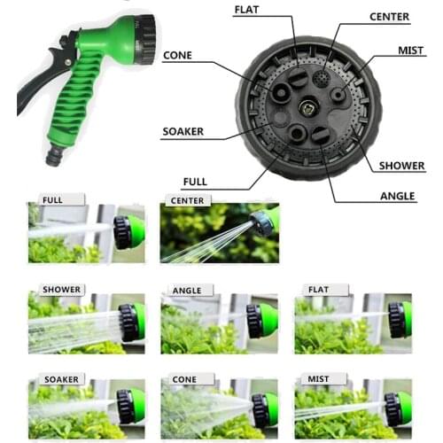 25FT-250FT Garden Hose Expandable Flexible Water Hose EU Hose Plastic Hoses Pipe With Spray Gun To Watering Car Wash Spray