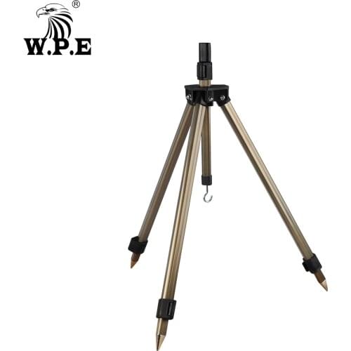 W.P.E Fishing Rod Pod Foldable Adjustable Telescopic Fishing Rod Holder ripod Stand Aluminum Alloy Pole Bracket Fishing Tackle