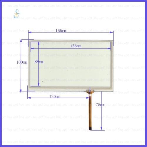 ZhiYuSun compatible HLD-TP-3132 165mm*100mm 7inch Touch Screen glass resistive USB touch panel overlay kit 165*100
