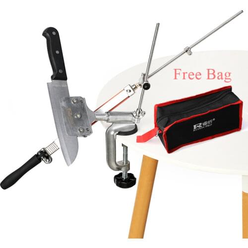 RUIXIN Professional Kitchen Knife Sharpener Whetstone Updated Multifunction Fixed Angle Sharpening System Apex Edge Honing Tools