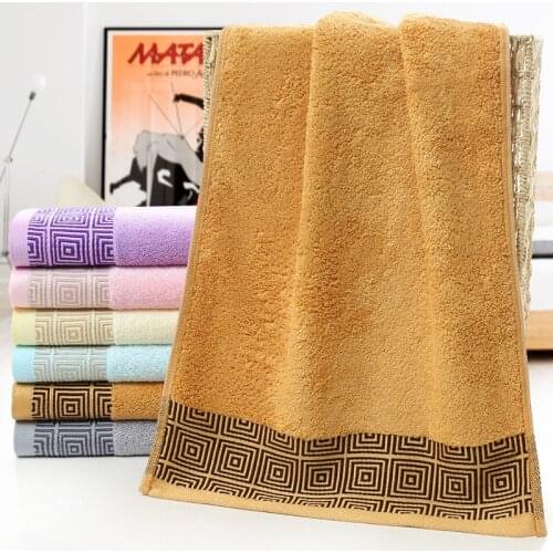 Bathroom Super Absorbent Towel 34X74Cm Towel Soft Bamboo Fiber Face Towel for Adults Thick