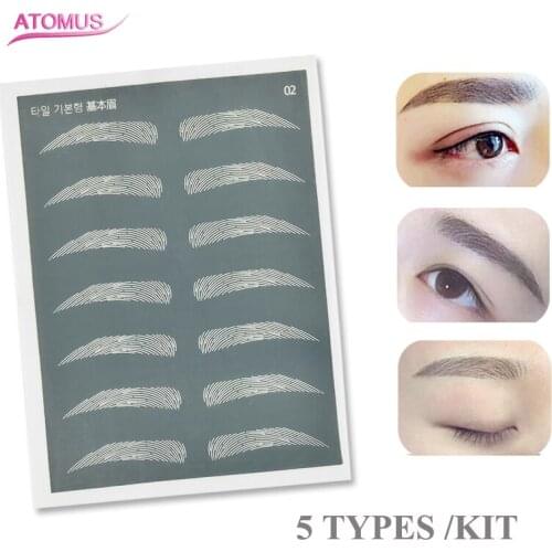1pc Dermografo Para Sobrancelhas Eyebrow Permanent Makeup Training Skin For Microbleding Cosmetic Eye Brows Skin Practice