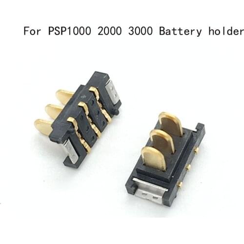 10pcs Battery Interface Power Charging Connector for PSP1000 PSP2000 PSP3000 Battery Connector Plug Holder Contact