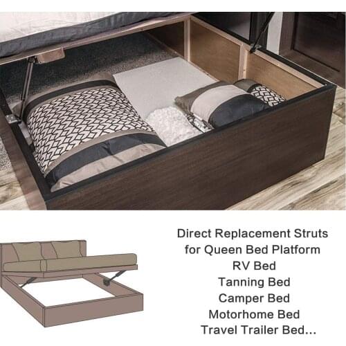 19.7inch/500mm Force 200Lbs/890N Pickup Truck Cap Tool Box Utility Box Lid Topper Camper Shell Gas Struts Lift Support Dampers