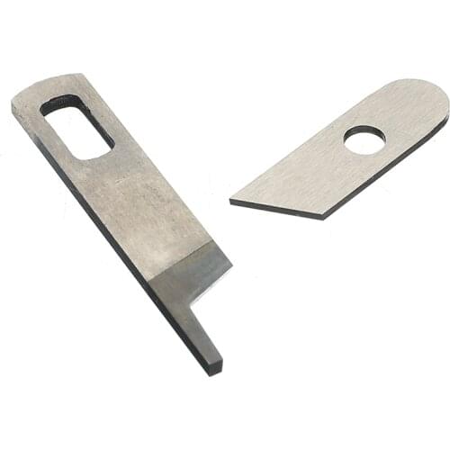 2Pcs Sewing Machine Upper Lower Knife Sewing Parts Industrial Overlock Sewing Machine Parts