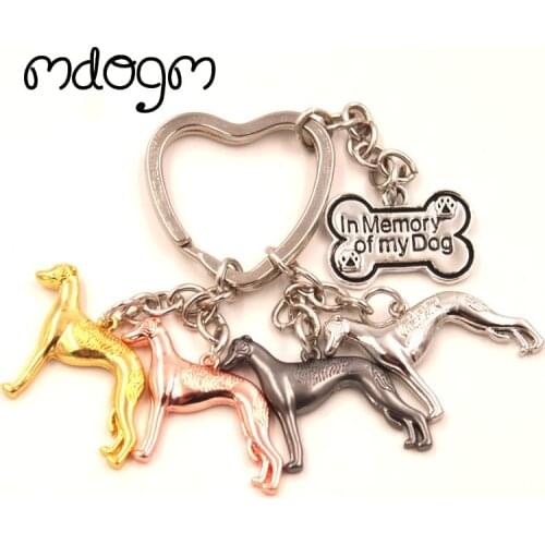 4 Colors Whippet Cute Dog Animal Purse Handbag Charm Handmade Pendant Keychain For Bag Car Women Men Key Ring Love Funny K065
