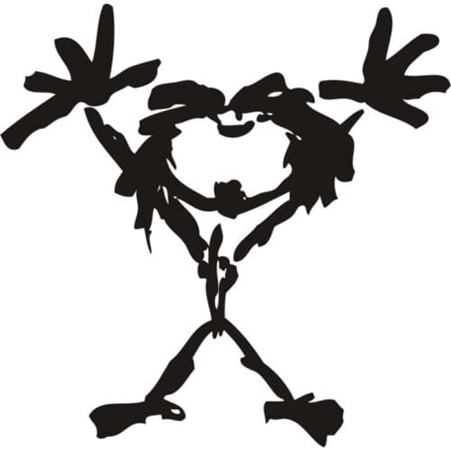 Abstract Pattern Cut Vinyl Car Decal Rearview Mirror Car Decals Waterproof Removable Car Body Stickers Decor Art Pattern