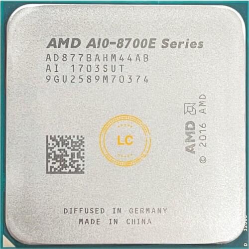 AMD PRO A10-8770E A10 8770E A10 8700E 2.8 GHz 35W Quad-Core CPU Processor AD877BAHM44AB Socket AM4