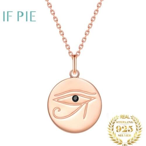 IF PIE The Eyes of Horus 925 silver essential oil Perfume Perfumes Necklace light luxury fashion to send girlfriend