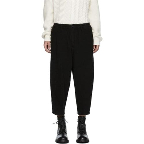 Double-layer button straight leg balun pants baggy pants dark Gobadin army pants