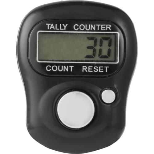 Electronic Counter Mini Stitch Marker And Row Finger Counter LCD Electronic Digital Tally Counter For Sewing Knitting Weave Tool