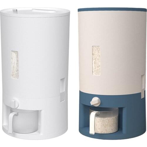 Cereal Storage Container, Food Storage Container Cereal Dispenser Large Capacity with Lids for Grain, Flour, Rice, Nut, Snacks