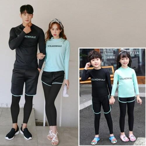 Womens Mens Rashguard Swim Long Sleeve Shirts & Leggings, UPF 50 Sun UV Protection Bathing Suits Surf Yoga Run Full Tracksuit