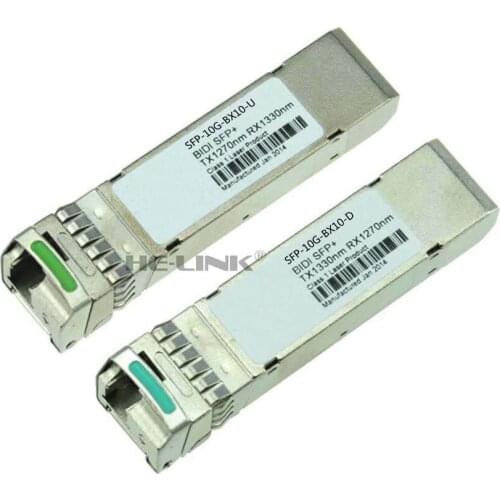 LODFIBER SFP-10G-BX10-U/SFP-10G-BX10-D C-IS-CO Compatible Pair of BiDi SFP 10G 10km Transceiver