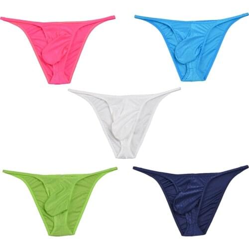 Enhanced Bluge Pouch Fish Scale Pattern Fashion Mens Bikini Briefs Shorts Men Sexy Underwear Male Underpants New Calzoncillos