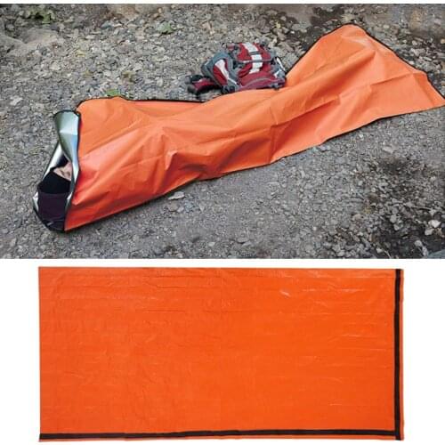 New Emergency Sleeping Bag Outdoor Gear Sun Protection 210x90cm PE Material