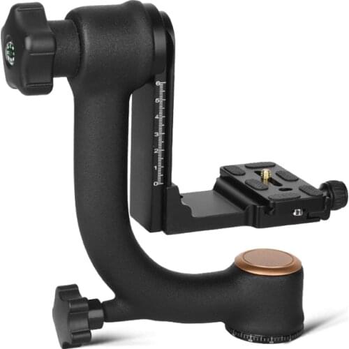 QZSD upgrade Q45S gimbal head used on wild animals photography big load capacity camera tripod head support for 20kg 1/4 screw