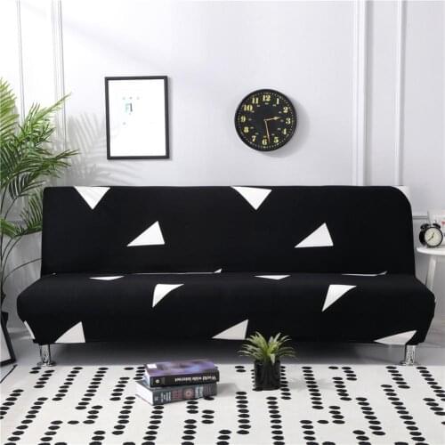 Big Stretch Sofa Cover Folding Sofa Bed Cover All-Inclusive Couch Cover Elastic Slipcover Sofa Protector Cover Without Armrest