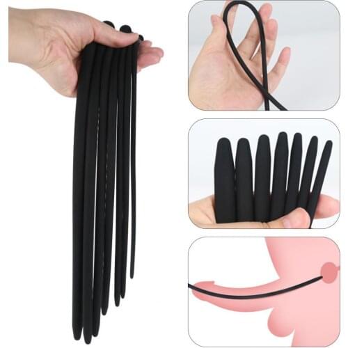 OLO Horse Eye Silicone Rod Male Urethral Tube Rod Plug Dilation Phallus Stimulate Stick Gay Stick Inserter Apparatus