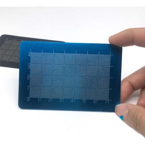 Titanium Nose Engraving Board Nasal Measurement Board Expander Black Blue With Scale Measuring Tools