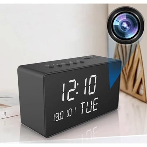 1080P HD Smart Clock Camera IP WIFI Wireless Home Security Clock Camera 2MP Video Surveillance Mini Camera Secret Camera