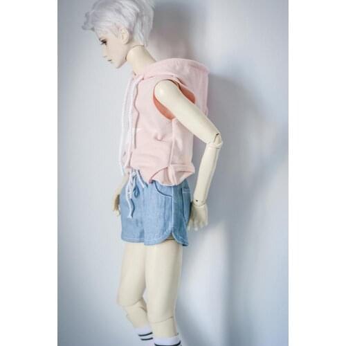 [wamami] Round Tie Jeans Hot Pants 2 Colors 1/3 1/4 SD17 BJD Dolls Dollfie Outfits