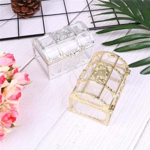Gold Candy Sweet Box Case Chocolate Gift Birthday Party Wedding Decoration