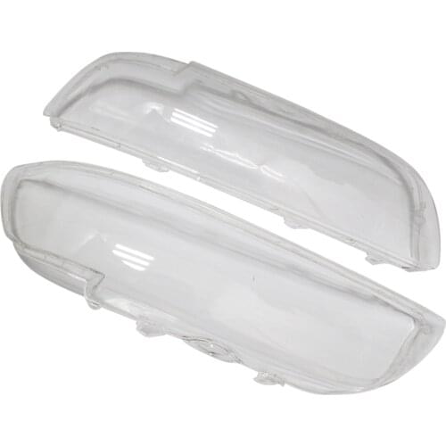 1 Pair Front Headlight Headlamp Clear Lens Cover Compatible Replacements for BMW E39 518 520 528 1996-2003