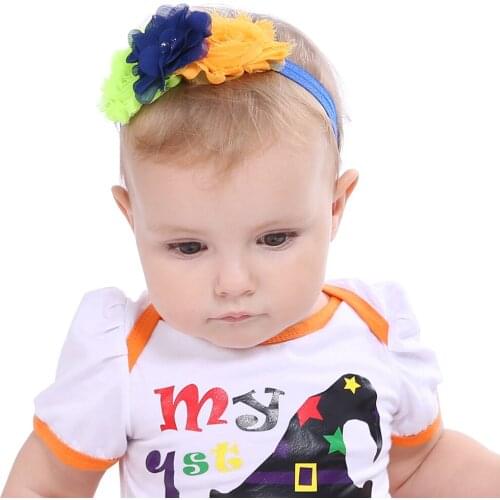 1 Piece MAYA STEPAN Children Girls Flower Hair Head Band Halloween Accessories Baby Newborn Hair Rope Headband Headwear Headwrap