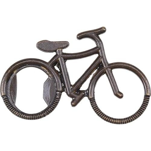 1PC Creative Beer Bottle Opener Zinc Alloy Bicycle Wine Can Cap Opener Bike Keychain for Wedding Anniversary Party Gift