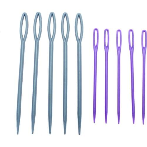 10Pcs 7cm 9cm Knitted Hand Sewing Needles Large Eye Darning Knitting Needles Needlework Sewing Bent Needle Yarn Knitting Needle