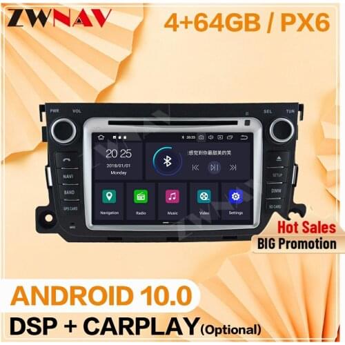 2 din 2010 2011 2012 2013 2014 For Benz Smart Android 10 player Auto video audio Radio GPS IPS navigation head unit auto stereo
