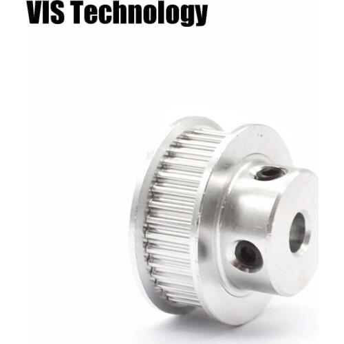 2pcs GT2 36teeth Timing Pulley 2GT bore 5 mm FOR 6mm width belt 5 mm stepper motor CNC Reprap 3D Printer parts