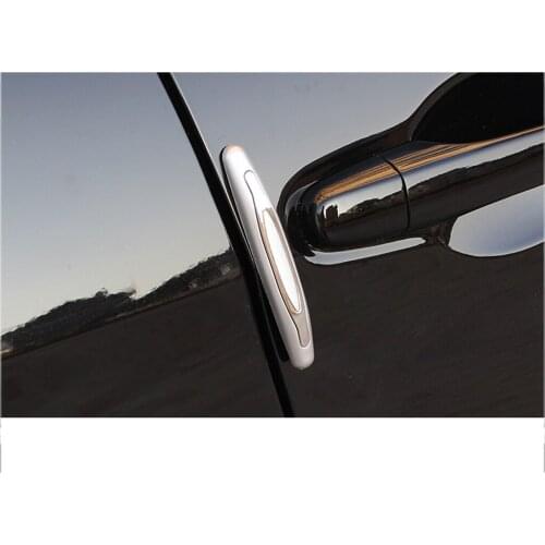 4PCS Universal Car Styling Flexible Door Edge Protector Bumper Black White Clear Car Door Anti Collision Guard