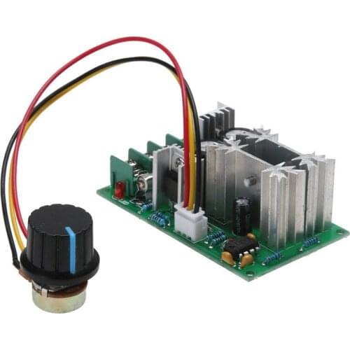 ABSF 20A PWM DC Motor Speed Controller 12V 24V 36V 48V with Potentiometer Knob Switch