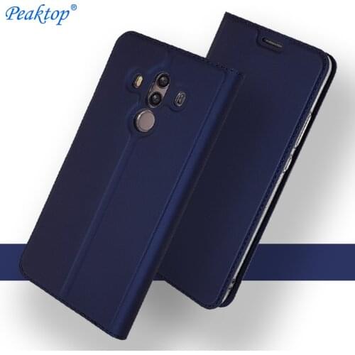 Peaktop Cover For Huawei Mate 10 Pro Case Flip Leather Coque Mate 10 Lite Case Flip Wallet Cover Huawei Mate10 Lite Pro Cases
