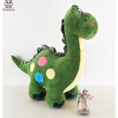 BOLAFYNIA Children Plush Stuffed Toy dinosaur three colors Baby Kid Toy for Christmas Birthday Gift