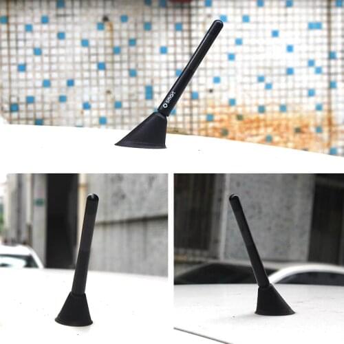 For smart 453 Forfour 451 fortwo Carbon Fiber Radio Car Antenna Signal 4.7 Inch 12cm Car styling Vehicle Logo Auto Accessories