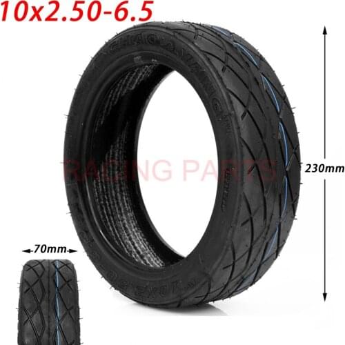 Electric Scooter 10X2.50-6.5 Vacuum Tire Folding Mini Electric Scooter Thickened Explosion-proof Tubeless Tires