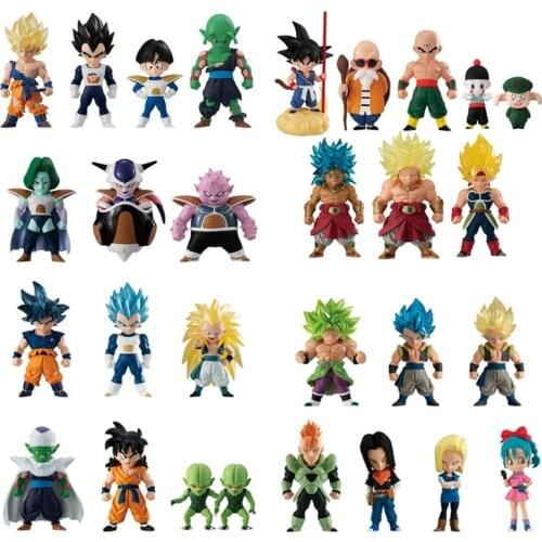 Bandai Dragon Ball Character Modeling Series ADVERGE 11 12 13 14 Goku Broly Burdock Vegeta Shinhan Action Figure Toys