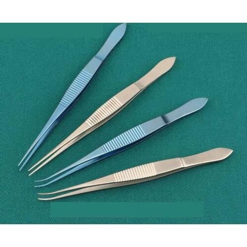 Double eyelid surgery tool with tooth extraction fat tweezers fine microscopic eye ophthalmology equipment beauty tweezers