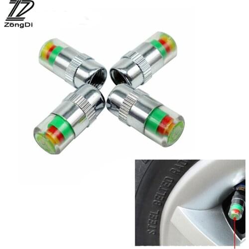 ZD 4X Car Tire Pressure monitoring valve cap Wheel Cover Rims For BMW e46 e39 e36 Audi a4 b6 a3 a6 c5 Renault duster Lada granta