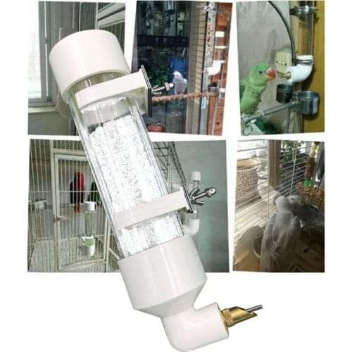 Parakeet Bird Feeder Pet Cage Hanging Automatic Food Bowl Drinking Water Dispenser for Parrot Budgies Cockatiel