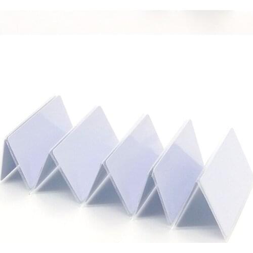 Credit Card Size 10 Pieces Blank White TK4100 Chip 125Khz ID Card Can Open Invisible RFID Smart Lock ABS Material Easy Pair